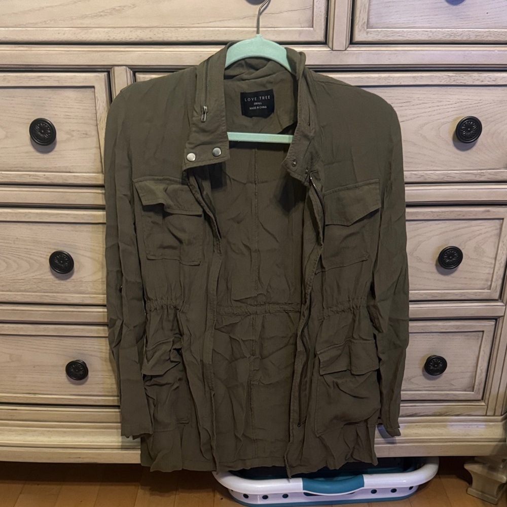 Simple Khaki Women's Field Jacket